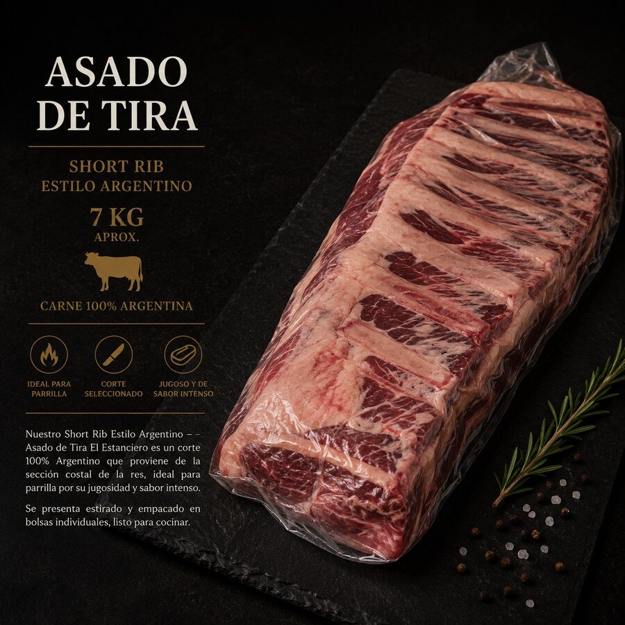 Asado de Tira - Short Rib Estilo Argentino
